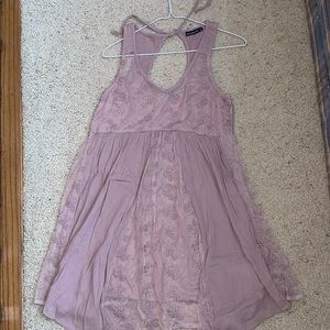 Abercrombie dress blush color worn twice